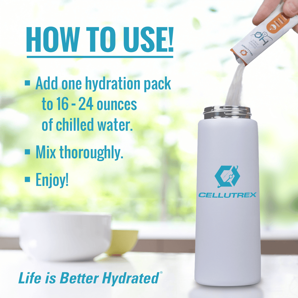 H2O ELECTROLYTES™ - Orange | Zero Sugar Electrolyte Powder